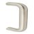 Pull Handle Bolt Through Fixing 304 Stainless Steel D Shaped Hole centres 425 mm satin