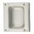 Flush Pull Handle 40 x 90 mm Aluminium Suitable for timber sliding doors Satin anodised
