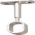 WithRobe Rail (Oval) Centre Supp Ht Adj PC