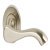 Lever Handles on Round Roses Zinc Alloy Welford Designed for interior doors Satin nickel