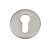 Escutcheons Euro Profile Cylinder Ø 52 mm 316 Stainless Steel Satin