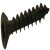 Zip-R Square Slot Screw Countersunk D3.5x12mm Black