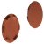 Cover Cap Plastic for Maxifix Housing For push fitting Brown RAL 8007 finish Ø 38.5 mm