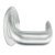 Lever Handle Set 304 Stainless Steel HL04 Häfele Pair of lever handles and roses With standard keyway escutcheon satin