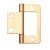 Flush Hinge for Inset Doors Length 50 mm Steel With fixed pin Electro brassed