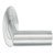 Lever Handle Set 304 Stainless Steel HL01 Häfele Pair of lever handles and roses With standard keyway escutcheon satin