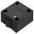 Built In Switch with Universal Push Button 2 A/240 V AC Black finish