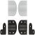 Chest Lid Hinge for Medium Sized Lids Opening angle 105° White