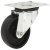 Swivel Single Wheel Castor without Brake Wheel Ø 80-125 mm 100 mm Plate Fixing with screw-on plate Wheel Ø 100 mm load capacity 125 kg