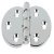Flap Hinge 270° Screw Fixing Brass or Steel Economy model Steel polished nickel plated