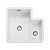 Rectangle Rustique CRUB3314WH 1.5B Sink RH Cer