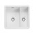 Rectangle Rustique CRUB3216WH 1.5B Sink RH Cer