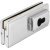 Patch Fitting Corner Patch Lock with Profile Cylinder Aperture Startec For left or right hand use Matt stainless steel finish