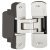 3D Hinge 180° Aluminium Zinc Diecast and Steel Tectus TE 240 3-way continuous adjustment Bronze metallic