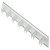 WithRobe Belt Rack 7 Belts 47x432x48mm Wht