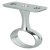 WithRobe Rail D25mm Centre Support Zinc Alloy CP