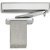 Soft and Self Closing Mechanism for Doors Geze ActiveStop Concealed Silver coloured