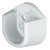 WithRobe Rail (Oval) End Supp Screw Plastic Wht