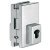 Patch Fitting Lock with Profile Cylinder Aperture Startec For left or right hand use Matt stainless steel finish