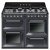 Smeg Vic TR4110GR Range Ckr DF Satin/Stainless Steel