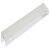 Lister Trim Handle Aluminium Bru Nickel 128mm Fixing Centres