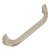 Ceylon Pull Handle Zinc Alloy Brush Nickel 128mm Fixing Centres