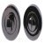 WC Release and Inside Turn Ø 53 mm Round Rose Zinc Alloy Emergency release and inside turn Black nickel