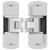 3D Hinge 180° Aluminium Zinc Diecast and Steel Tectus TE 240 3D Energy 3-way continuous adjustment Matt chrome