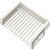 Pull Out Trouser Rack Häfele Dresscode For side panel thickness 19 mm For 7 pairs of trousers width B 520 mm for cabinet width 600 mm traffic white RAL 9016