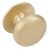Knob Brass Ø 30-35 mm Delia Ø 35 mm - Brushed brass
