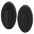 RO12 Escutcheons D52mm WC Set Zinc Alloy Black