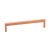 U Pull Handle Zinc Alloy Bru Copper 28.5x320mm Fixing Centres