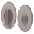 RO12 Escutcheons D52mm WC Set Zinc Alloy BN