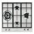 Smeg Cls PX364L Hob Gas 4Z Stainless Steel