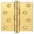 Butt Hinge BB Sqr 100x75mm Brs Black