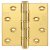 Butt Hinge FR30 BB Sqr 100x75mm Brs PCP