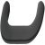 D Pull Handle Zinc Alloy Fixing Centres 64-320 mm Curly Matt black - fixing centres 64 mm