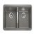 Rectangle Paragon Ign PAR3641CG 2.0B Sink Grey