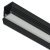 Aluminium Profile for Recess Mounting Loox5 LED Flexible Strip Lights 1105 Length 3000 mm depth 11.5 mm diffuser width 11 mm Black