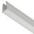 Plastic Profile for Recess Mounting Loox 5 LED Strip Lights 1101 Length 3000 mm internal width 8 mm White