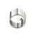 Bezel Ø 65 mm Steel for Loox5 LED 2094 / 3094 Round Chrome coloured