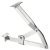 Scissor Jack 375x255mm Blue Zinc Glv