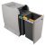 City Pull Out Waste Bin for Hinged Door Cabinets 2 x 12 litres