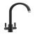 Mixer Tap Dual Lever Rangemaster Intense Matt black