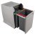 City Pull Out Waste Bin for Hinged Door Cabinets 2 x 8 litres 1 x 18 litres