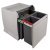 City Pull Out Waste Bin for Hinged Door Cabinets 4x 12 litres