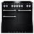 Range Cooker 1200 mm Mercury Electric (induction) - Black liquorice (gloss)