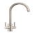 Mixer Tap Dual Lever Rangemaster Intense Brushed nickel