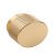 Knob Aluminium Ø 38-50 mm Graf Big Brushed brass Ø 38 mm