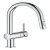 Mixer Tap Single Lever Pull Out Spray C-Spout Grohe Vento Polished chrome Grohe model 30 438 000